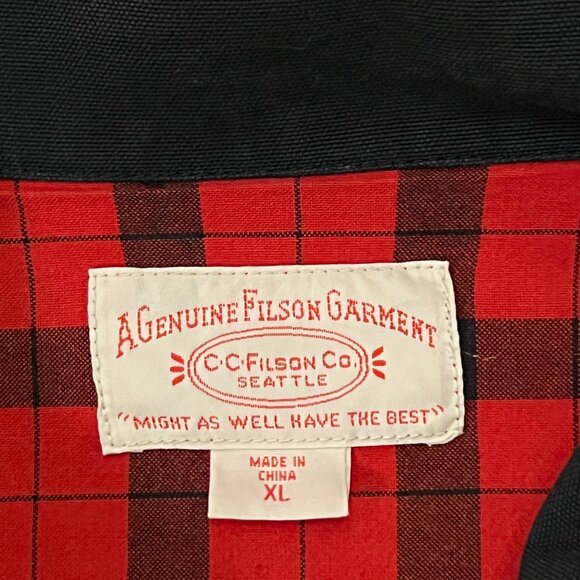 Men's CC Filson Canvas Cruiser Jacket Navy Blue- XL - Picture 3 of 5